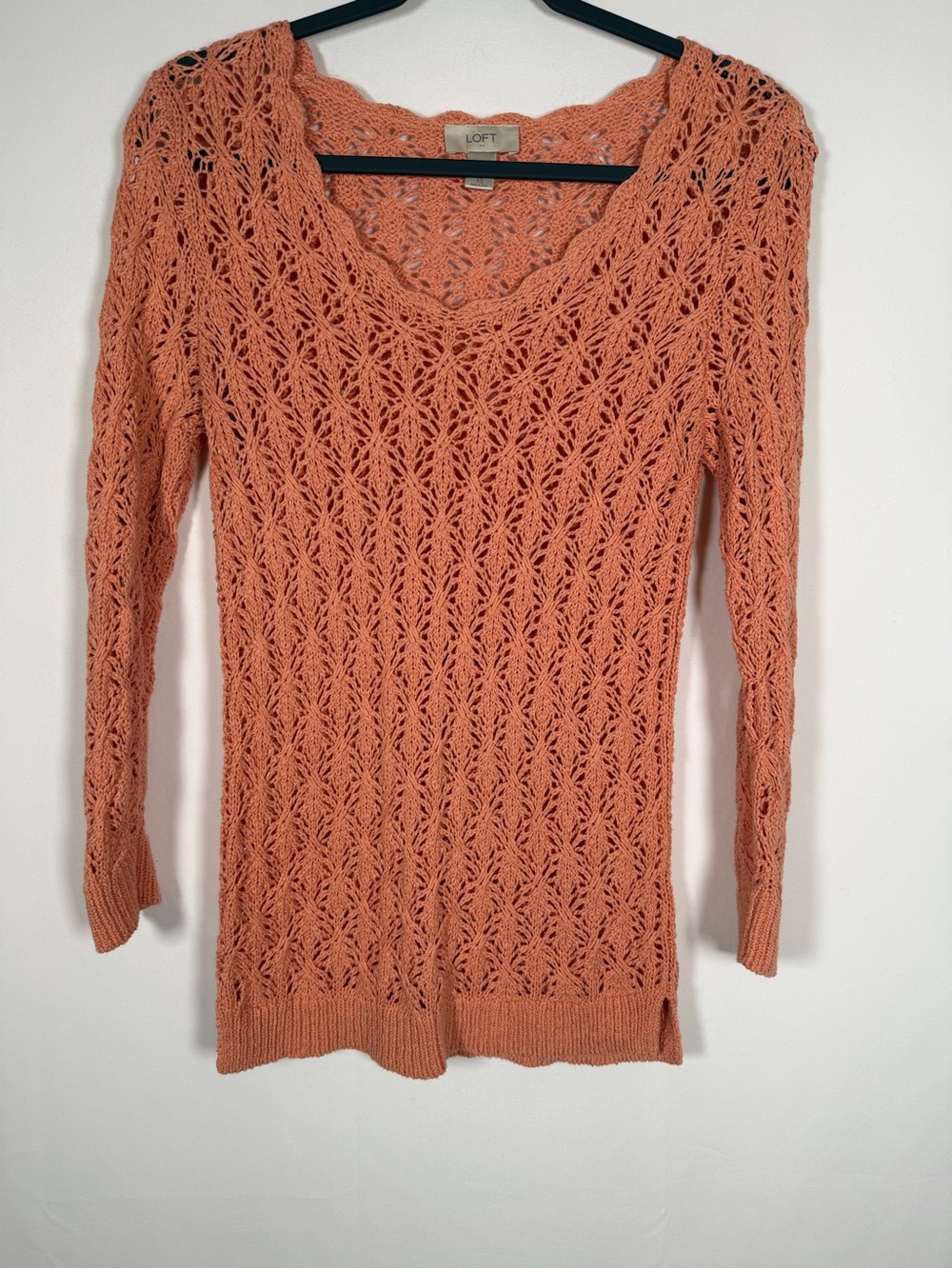 Women's Open-Knit Scoop Neck Sweater Fairy, Feminine, Dainty, Ballet